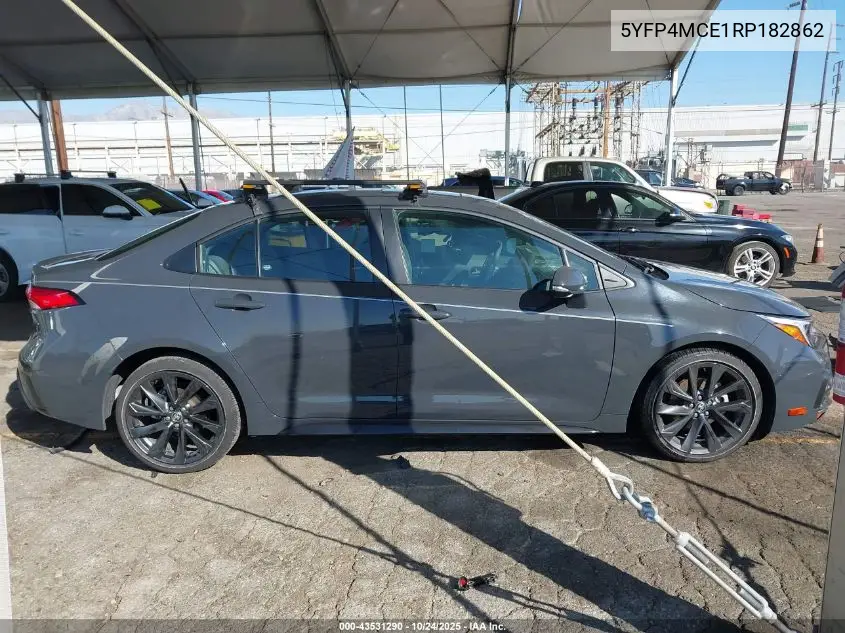 5YFP4MCE1RP182862 2024 Toyota Corolla Se