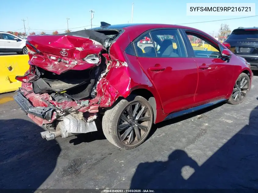 5YFS4MCE9RP216721 2024 Toyota Corolla Se