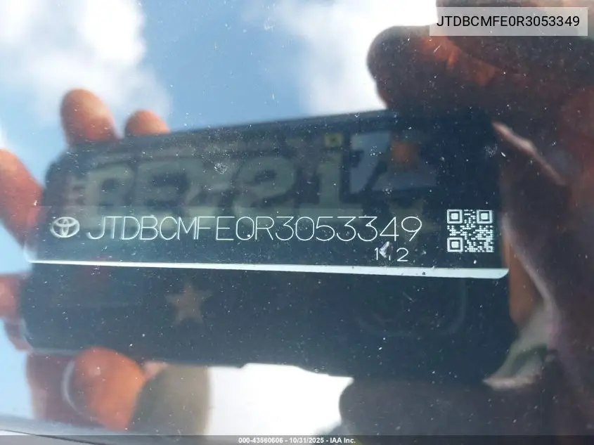 JTDBCMFE0R3053349 2024 Toyota Corolla Hybrid Nightshade Edition