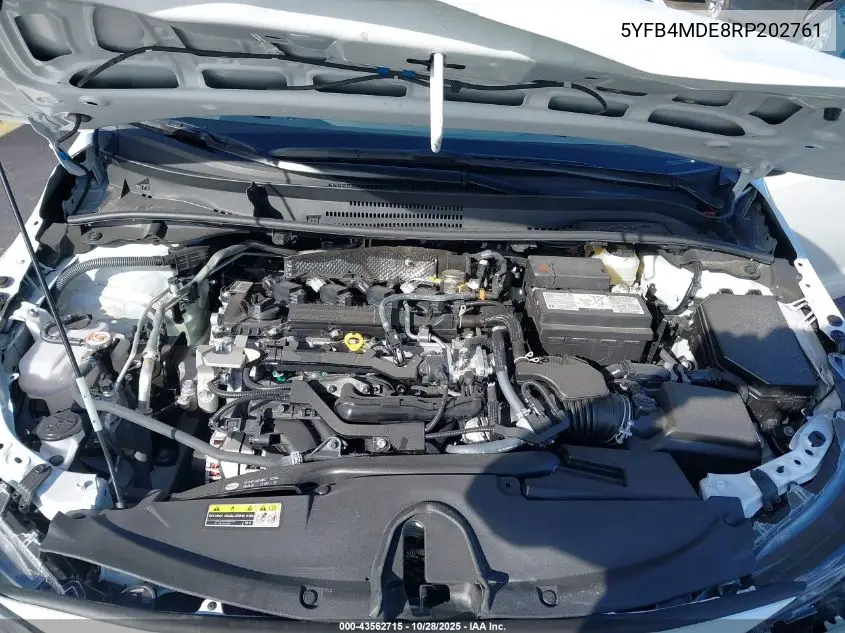 5YFB4MDE8RP202761 2024 Toyota Corolla Le