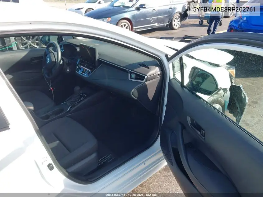 5YFB4MDE8RP202761 2024 Toyota Corolla Le