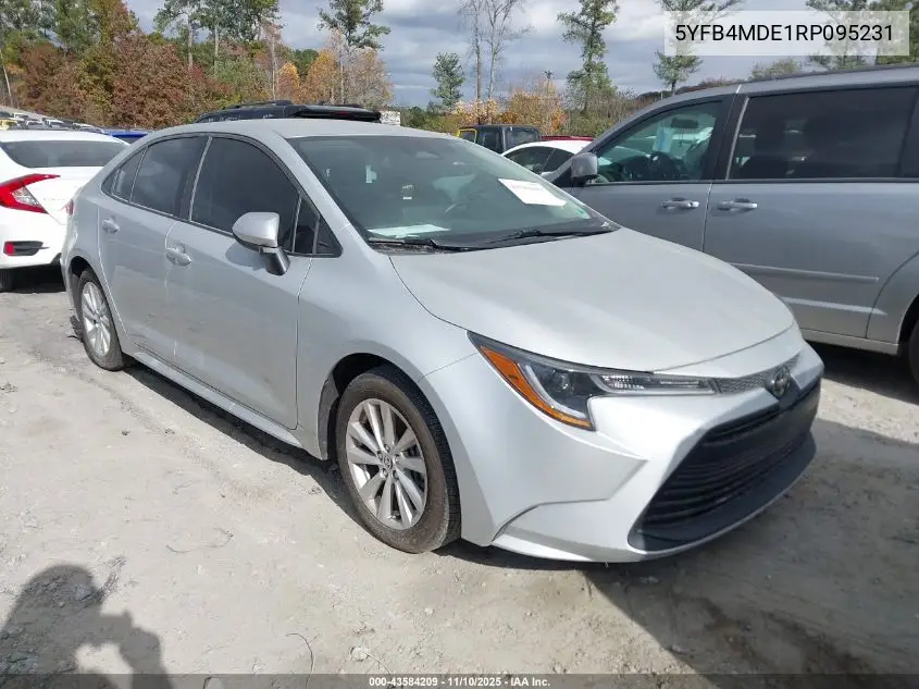 5YFB4MDE1RP095231 2024 Toyota Corolla Le