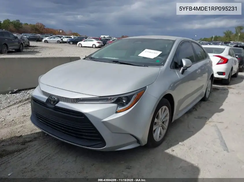 5YFB4MDE1RP095231 2024 Toyota Corolla Le