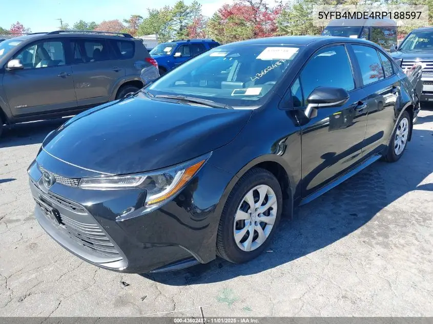 5YFB4MDE4RP188597 2024 Toyota Corolla Le