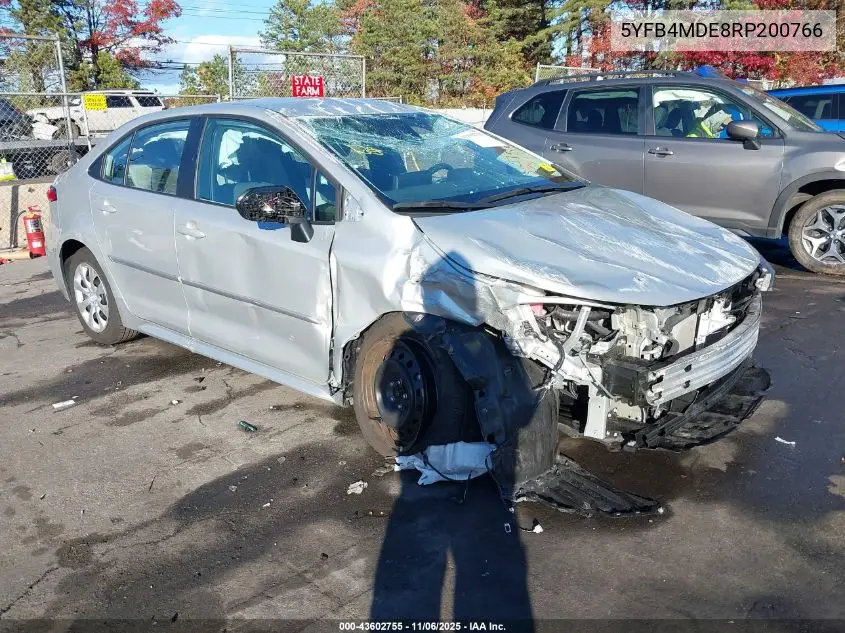 5YFB4MDE8RP200766 2024 Toyota Corolla Le