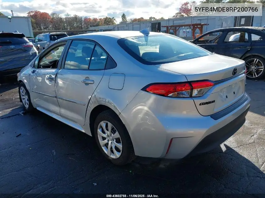 5YFB4MDE8RP200766 2024 Toyota Corolla Le