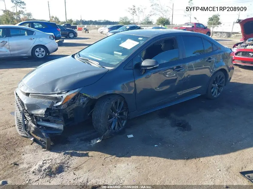 5YFP4MCE1RP208909 2024 Toyota Corolla Se