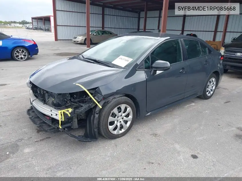 5YFB4MDE1RP085668 2024 Toyota Corolla Le