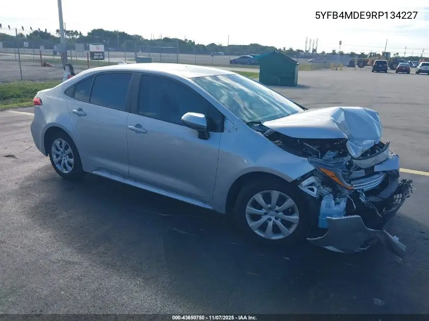 5YFB4MDE9RP134227 2024 Toyota Corolla Le