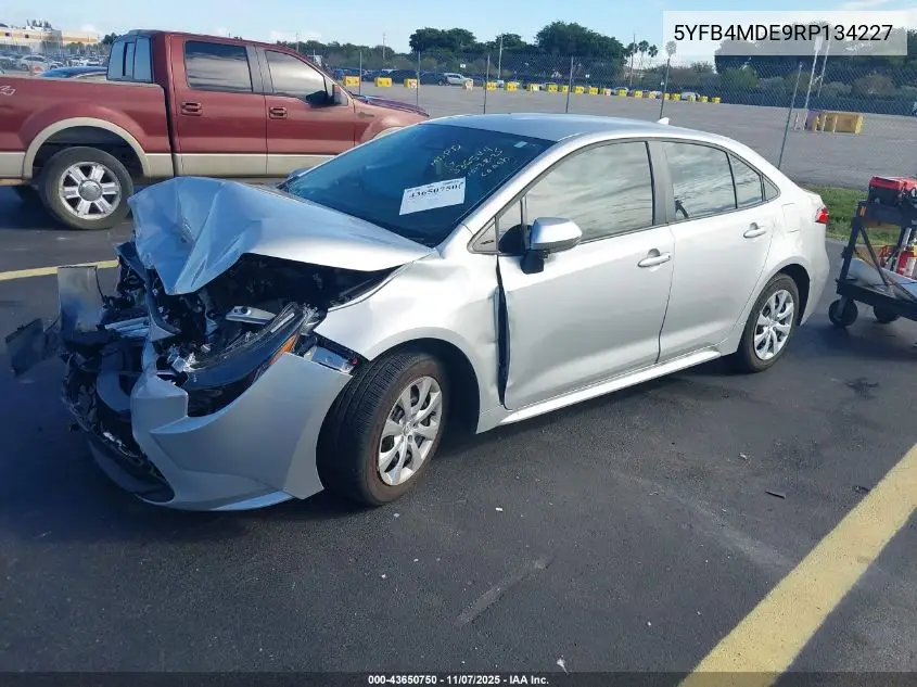 5YFB4MDE9RP134227 2024 Toyota Corolla Le