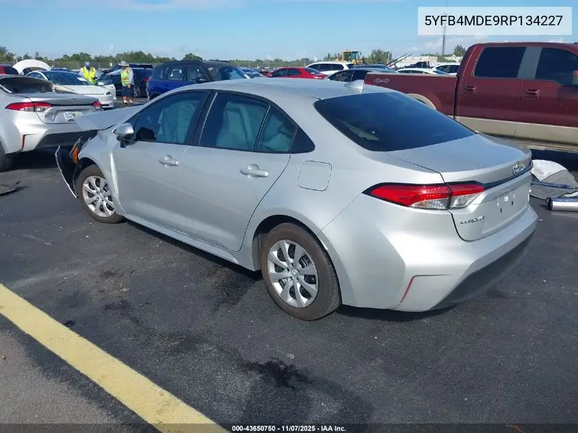5YFB4MDE9RP134227 2024 Toyota Corolla Le