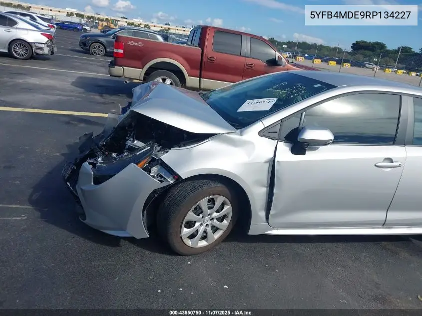 5YFB4MDE9RP134227 2024 Toyota Corolla Le