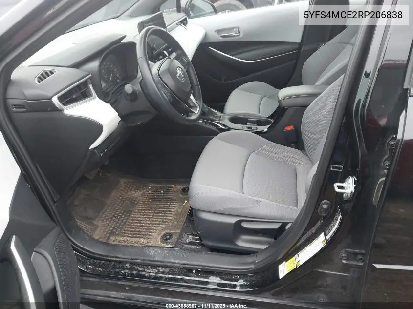 5YFS4MCE2RP206838 2024 Toyota Corolla Se