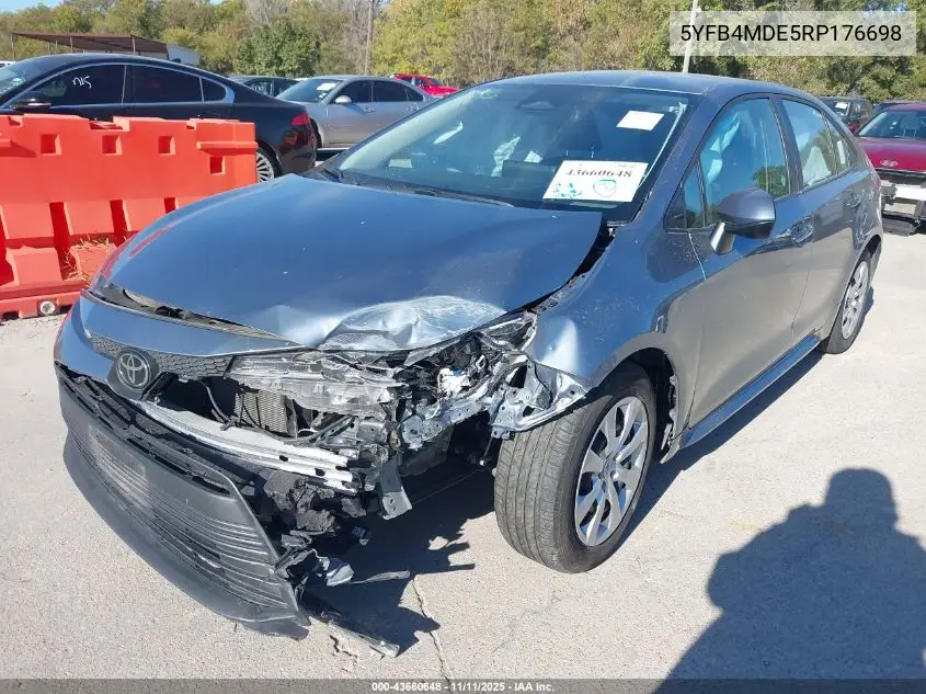 5YFB4MDE5RP176698 2024 Toyota Corolla Le