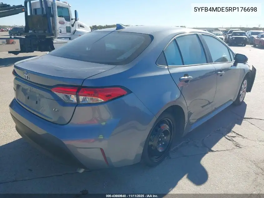 5YFB4MDE5RP176698 2024 Toyota Corolla Le