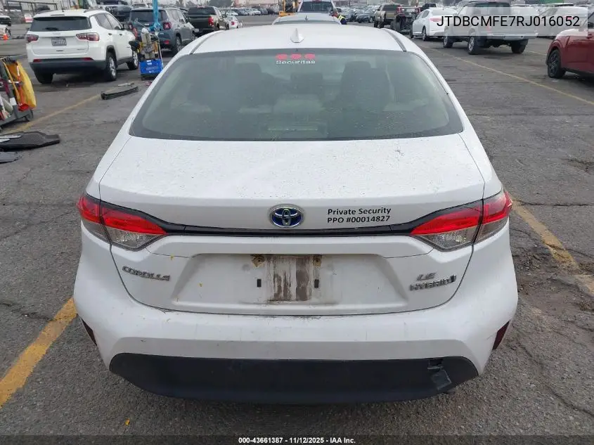 JTDBCMFE7RJ016052 2024 Toyota Corolla Hybrid Le