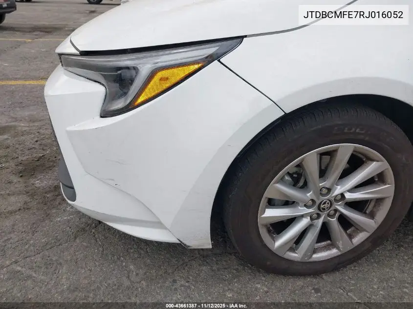 JTDBCMFE7RJ016052 2024 Toyota Corolla Hybrid Le