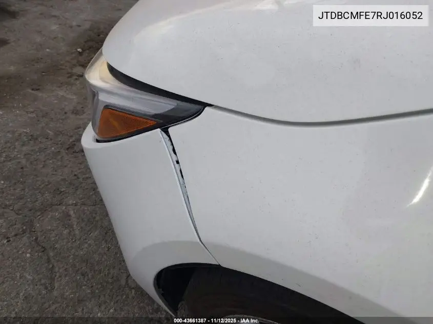 JTDBCMFE7RJ016052 2024 Toyota Corolla Hybrid Le
