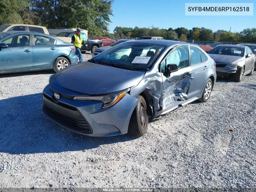 5YFB4MDE6RP162518 2024 Toyota Corolla Le