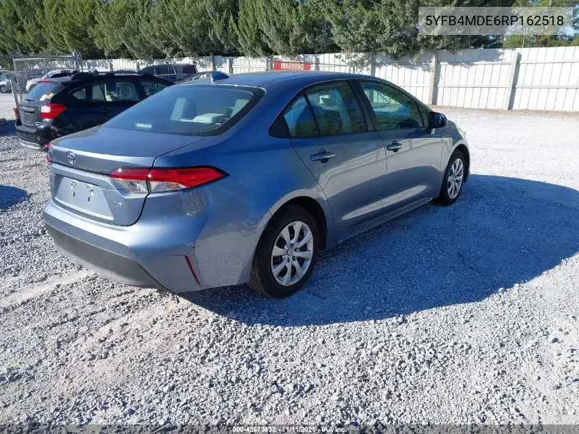 5YFB4MDE6RP162518 2024 Toyota Corolla Le