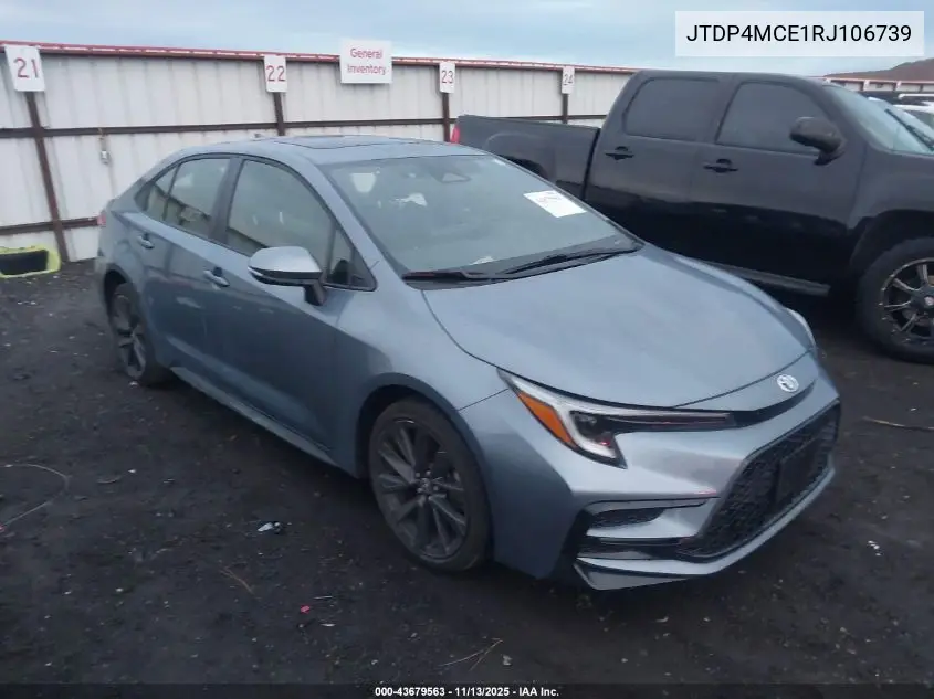 JTDP4MCE1RJ106739 2024 Toyota Corolla Se