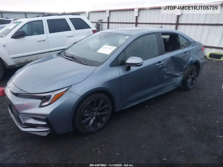 JTDP4MCE1RJ106739 2024 Toyota Corolla Se