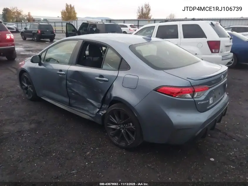 JTDP4MCE1RJ106739 2024 Toyota Corolla Se