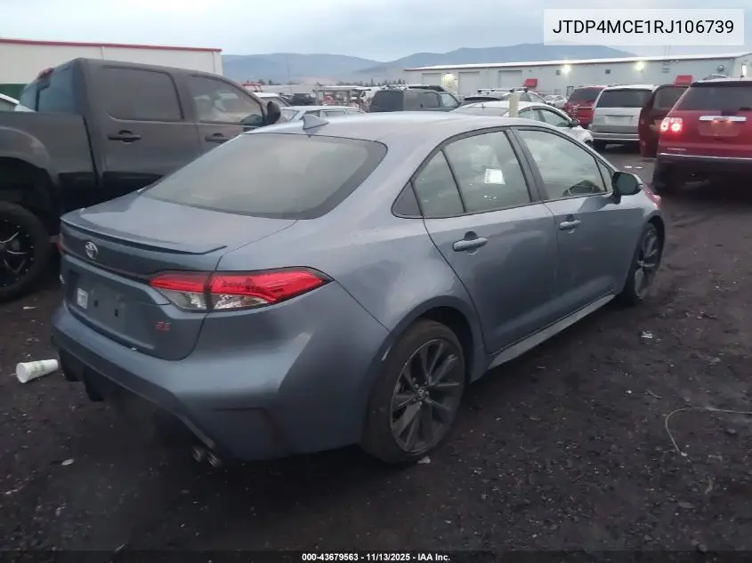 JTDP4MCE1RJ106739 2024 Toyota Corolla Se
