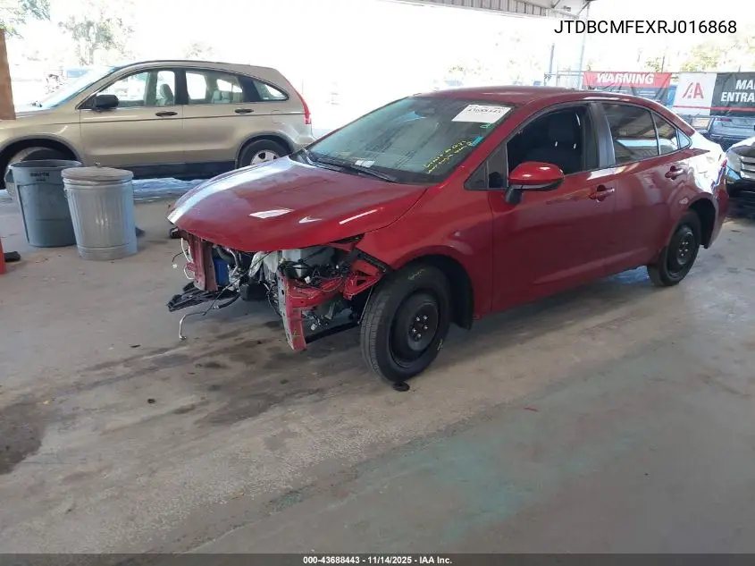 JTDBCMFEXRJ016868 2024 Toyota Corolla Hybrid Le