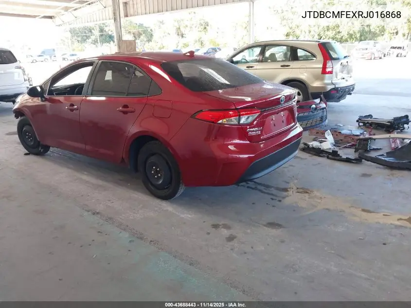 JTDBCMFEXRJ016868 2024 Toyota Corolla Hybrid Le