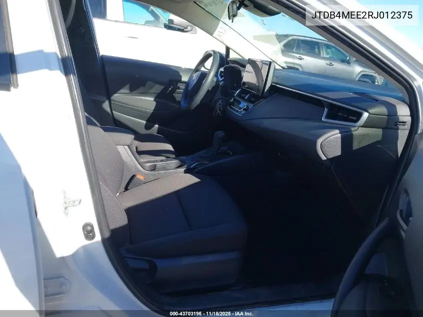 JTDB4MEE2RJ012375 2024 Toyota Corolla Le
