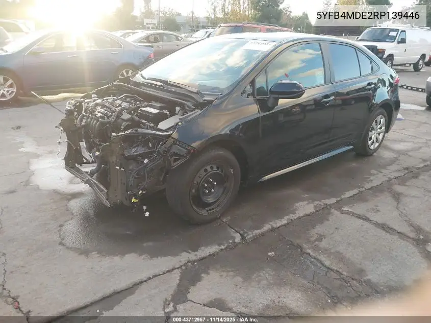 5YFB4MDE2RP139446 2024 Toyota Corolla Le