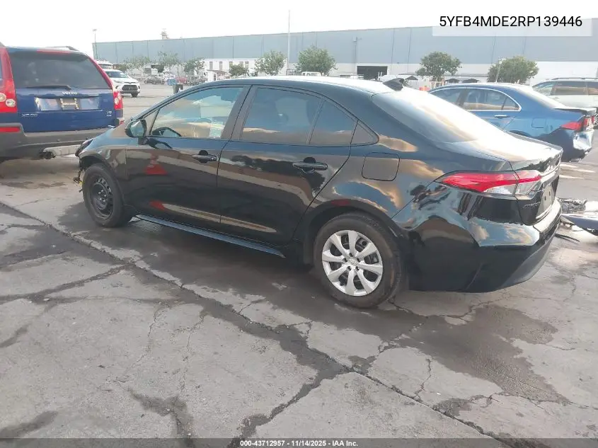 5YFB4MDE2RP139446 2024 Toyota Corolla Le