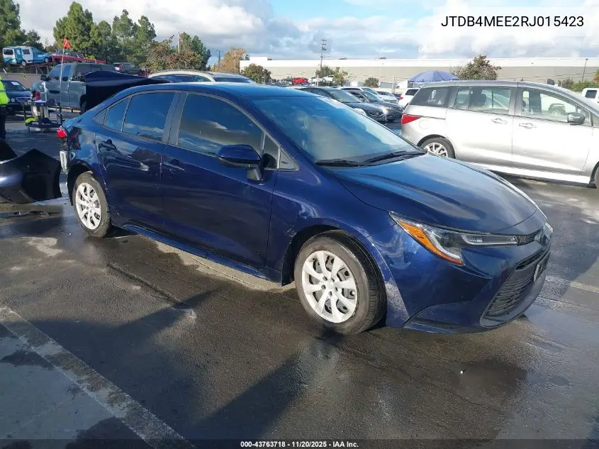 JTDB4MEE2RJ015423 2024 Toyota Corolla Le