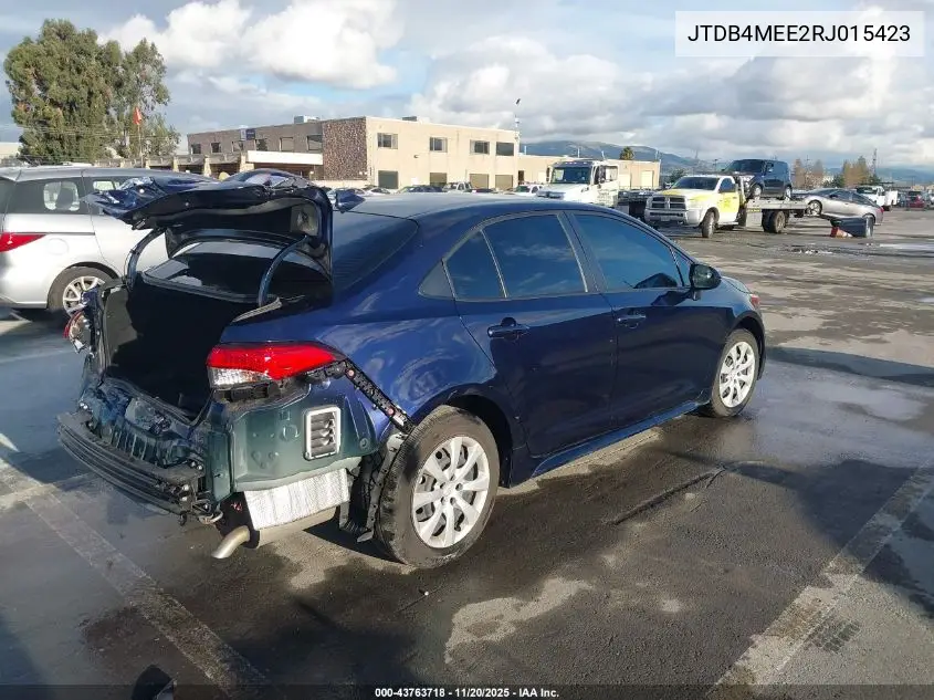 JTDB4MEE2RJ015423 2024 Toyota Corolla Le
