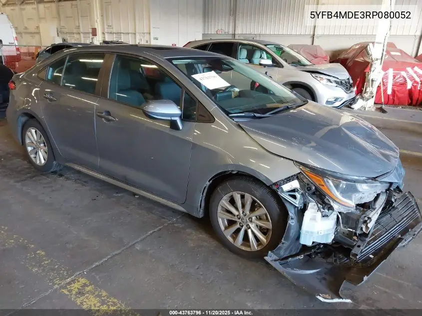 5YFB4MDE3RP080052 2024 Toyota Corolla Le