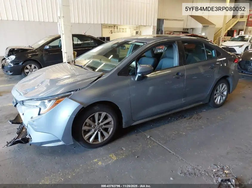 5YFB4MDE3RP080052 2024 Toyota Corolla Le