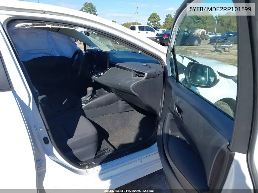 5YFB4MDE2RP101599 2024 Toyota Corolla Le
