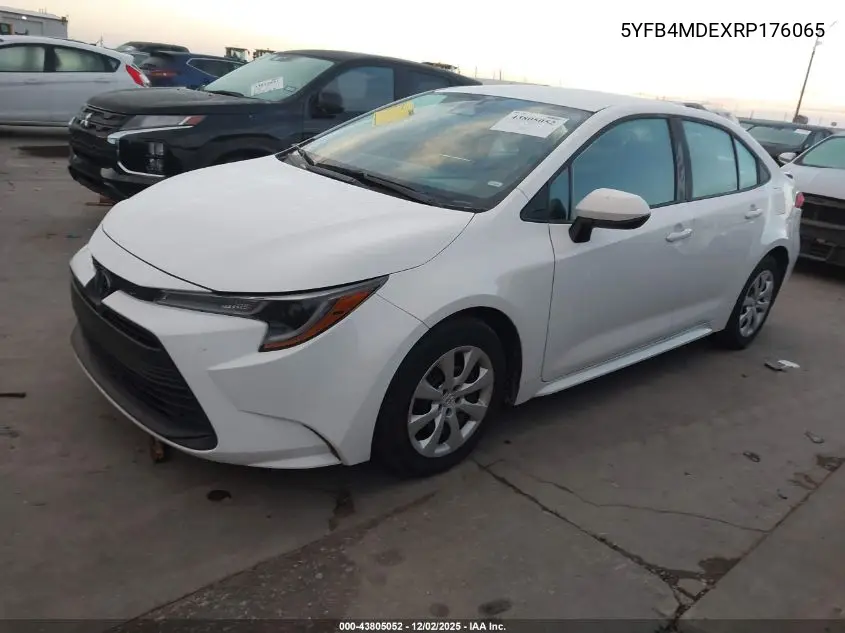 5YFB4MDEXRP176065 2024 Toyota Corolla Le