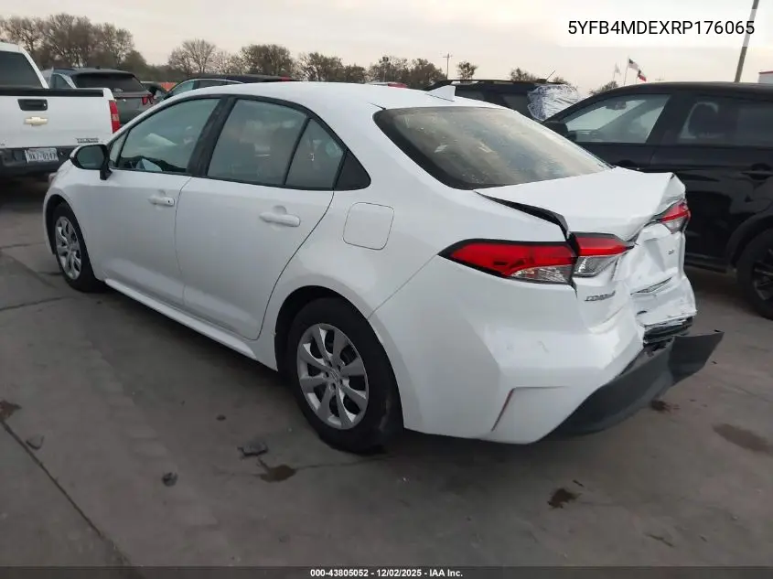 5YFB4MDEXRP176065 2024 Toyota Corolla Le