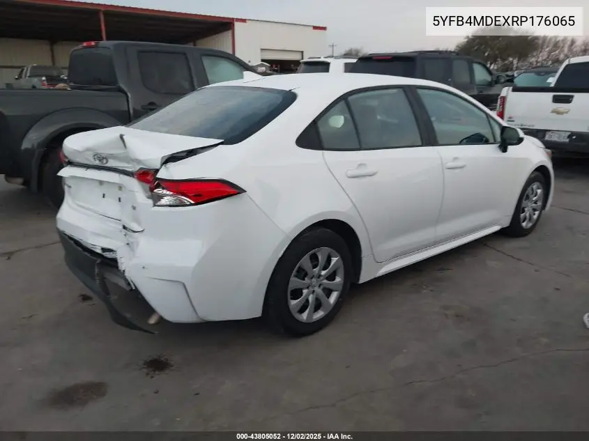 5YFB4MDEXRP176065 2024 Toyota Corolla Le