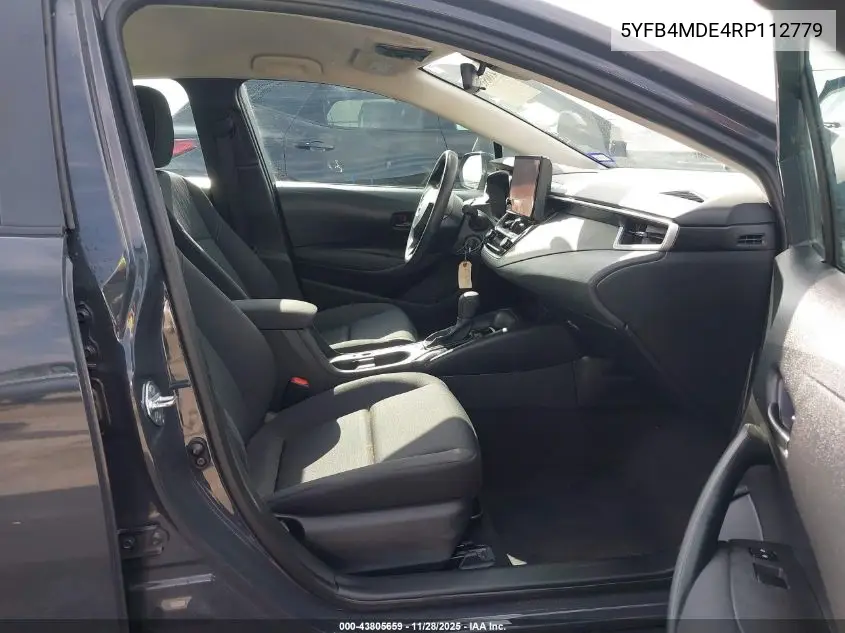 5YFB4MDE4RP112779 2024 Toyota Corolla Le