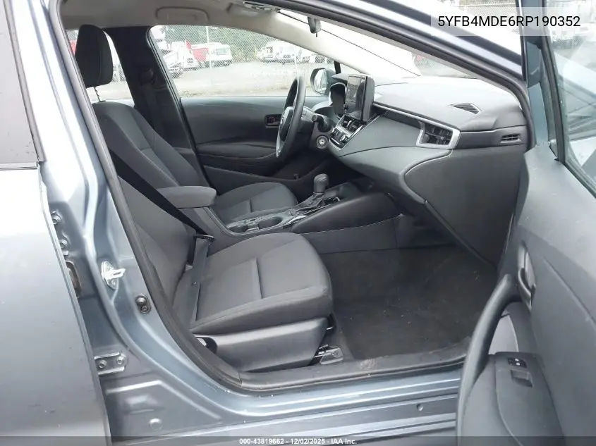 5YFB4MDE6RP190352 2024 Toyota Corolla Le