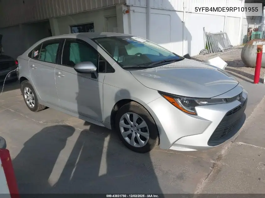 5YFB4MDE9RP101955 2024 Toyota Corolla Le