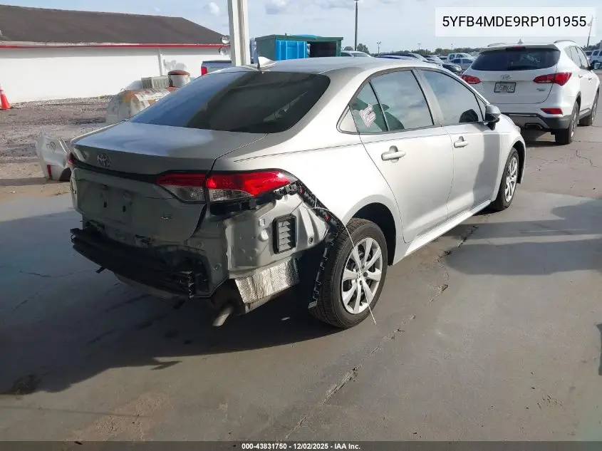 5YFB4MDE9RP101955 2024 Toyota Corolla Le