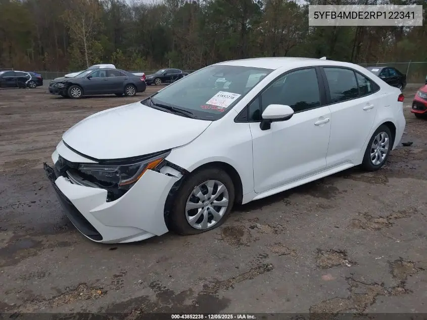 5YFB4MDE2RP122341 2024 Toyota Corolla Le