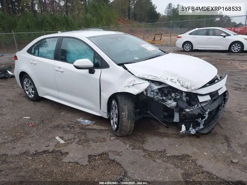 5YFB4MDEXRP168533 2024 Toyota Corolla Le