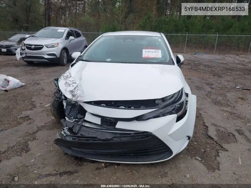 5YFB4MDEXRP168533 2024 Toyota Corolla Le