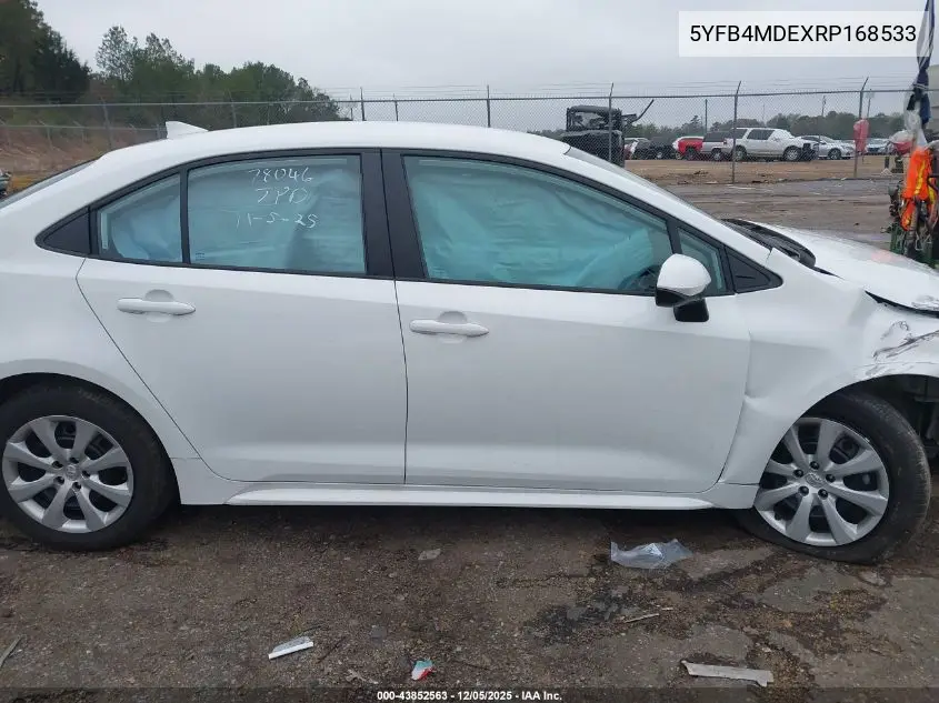 5YFB4MDEXRP168533 2024 Toyota Corolla Le