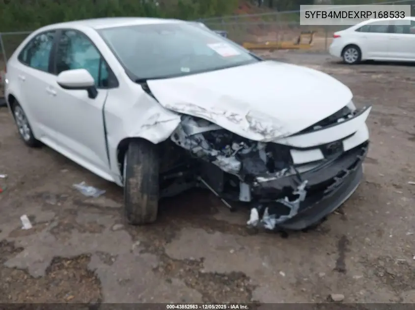 5YFB4MDEXRP168533 2024 Toyota Corolla Le